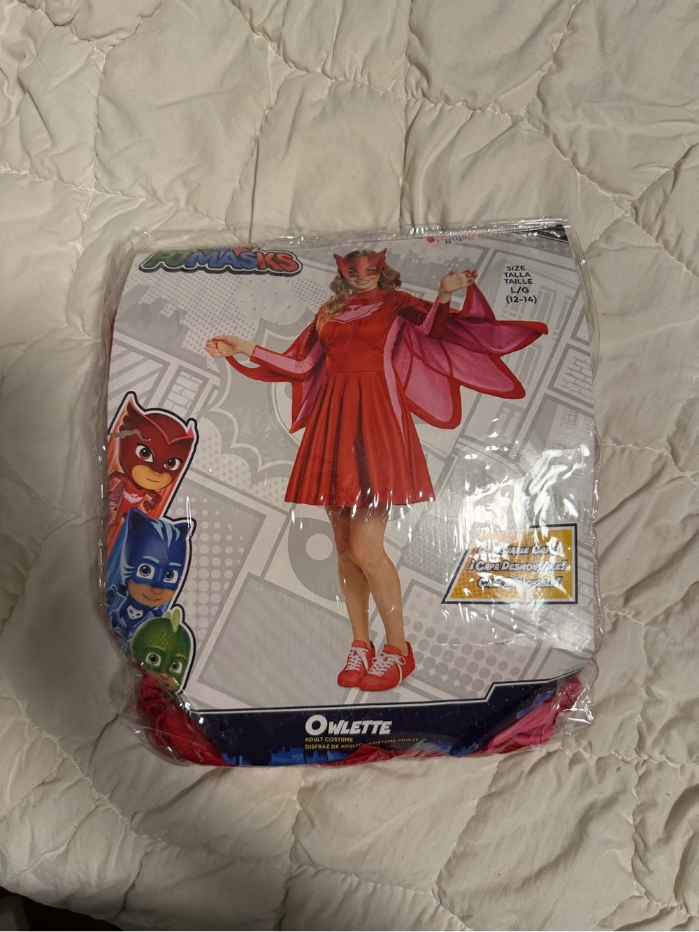 Womens pj mask owlette costume L